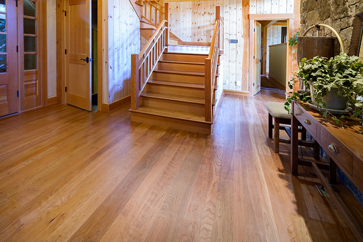 Cherry Floor. Trim and Mouldings by Ponders Hollow.