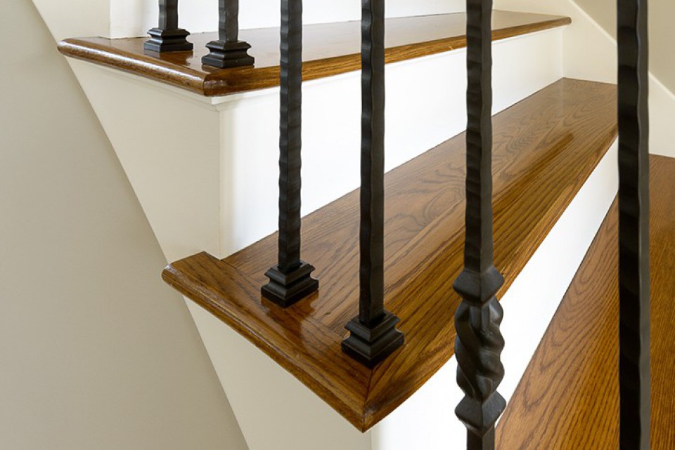 Walnut Staircase.